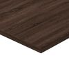 vidaXL Mensole Parete 4pz Rovere Marrone 60x40x1,5cm Legno Multistrato