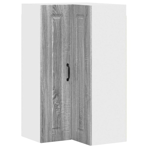 vidaXL Mobile da cucina Kalmar Grigio Sonoma 57 x 57 x 100 cm