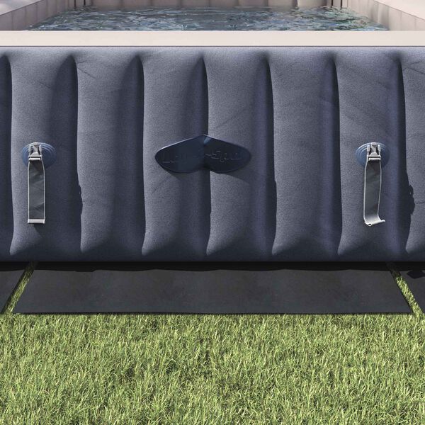 vidaXL Telo per Fondo Piscina Regolabile Nero 999 x 500 x 0,1 cm