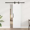 vidaXL Porta scorrevole ORKDAL Bianco 61 x 198,5 cm Pino massello