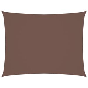 vidaXL Parasole a Vela Oxford Rettangolare 2,5x4 m Marrone