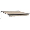 vidaXL Tenda da Sole Beige 300 x 250 cm Poliestere e Alluminio