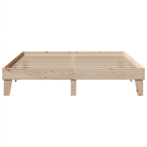 vidaXL Letto senza Materasso 180x200 cm in Legno Massello di Pino