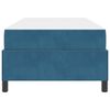 vidaXL Struttura del letto con materasso Blu Scuro 90 x 190 cm Tessuto