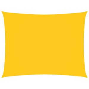 vidaXL Parasole a Vela Oxford Rettangolare 2,5x3,5 m Gialla
