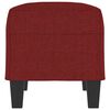 vidaXL Panca Rosso Vino 70x35x41 cm in Tessuto