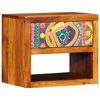 vidaXL Armadio da Notte con cassetto Marrone 40 x 35 x 35 cm