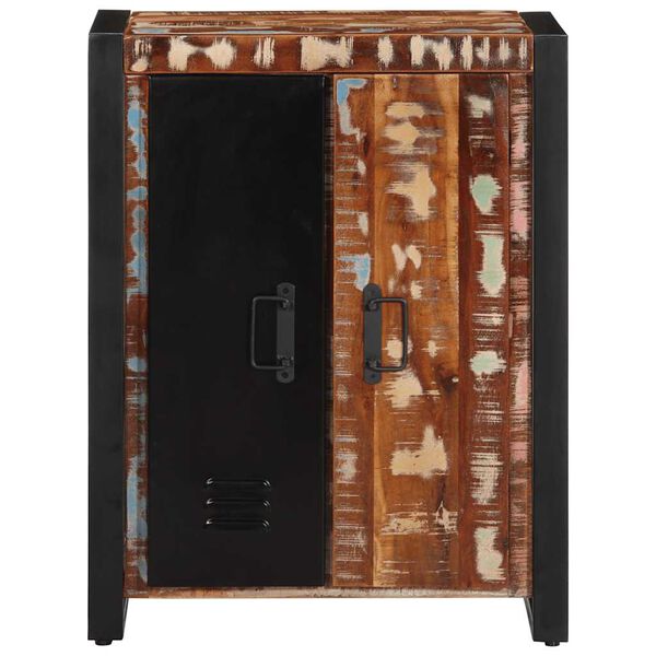 vidaXL Credenza Multicolore 55x35x70 cm in Legno Massello Recupero