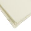 vidaXL Cuscino per Lettino Crema 200x70x3 cm in Tessuto Oxford