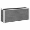 vidaXL Letto rialzato da giardino Grigio 100 x 30 x 42 cm