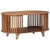 vidaXL Tavolo da Caff&egrave; Fatto a Mano Marrone Teak 85 x 50 x 40 cm