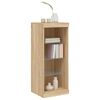 vidaXL Credenza con Luci LED Rovere Sonoma 41x37x100 cm
