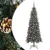 vidaXL Albero di Natale artificiale Verde 210 cm