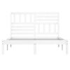 vidaXL Letto senza Materasso Bianco 120x190 cm Legno Massello di Pino