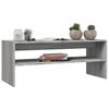 vidaXL Tavolino da Salotto Grigio Sonoma 100x40x40cm Legno Multistrato