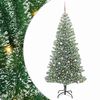 vidaXL Albero di Natale Artificiale Imbiancato con Luci LED 240 cm