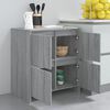 vidaXL Credenza Grigio Sonoma 70x41x75 cm in Truciolato