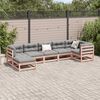 vidaXL Set Divani da Giardino 7 pz in Legno Massello Abete Douglas