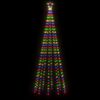 vidaXL Albero di Natale a Cono Colorato 310 LED 100x300 cm