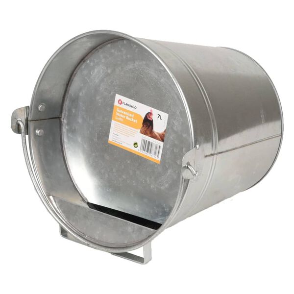 FLAMINGO Secchio d'Acqua Griffin Zincato 7 L