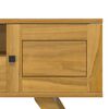 vidaXL Mobile Porta TV 110x30x50 cm in Legno Massello di Teak
