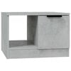 vidaXL Tavolino Salotto Grigio Cemento 50x50x36 cm Legno Multistrato