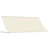 vidaXL Tenda da Sole Retrattile Crema 350x150 cm in Tessuto e Acciaio