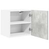 vidaXL Armadio pensile 2 pcs Grigio Cemento e Bianco 40 x 31 x 40 cm