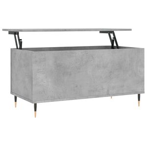 vidaXL Tavolino Salotto Grigio Cemento 90x44,5x45 cm Legno Multistrato