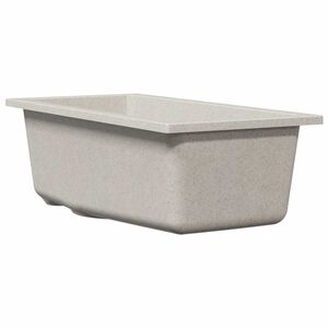 vidaXL Lavello da cucina Beige 21 x 44 x 14 cm Granito