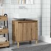 vidaXL Mobile Lavabo Rovere Artigianale 58x33x60 cm Legno Multistrato