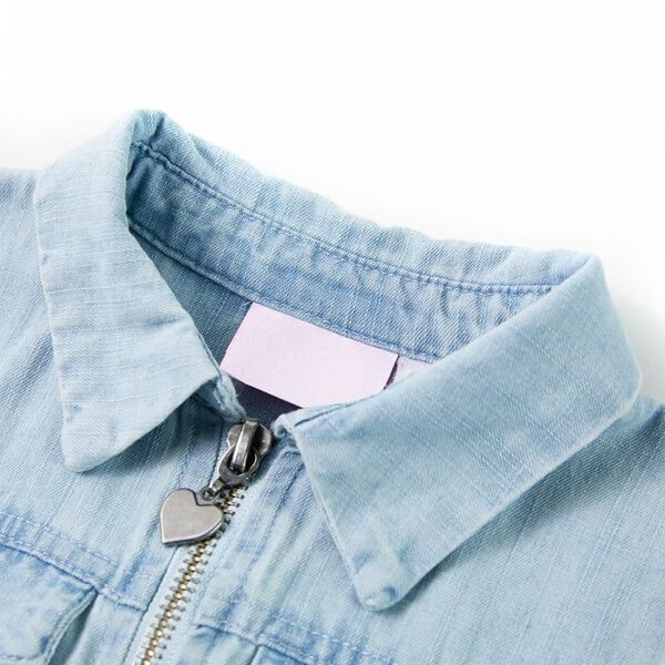 Tutina da Bambina a Maniche Corte Blu Tenue 116