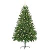 vidaXL Albero di Natale con 300 LED con supporto Verde 210 cm PE