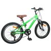 vidaXL Kids Mountain Bike 20 Pollici 6-Speed per 5-8 anni Verde