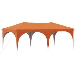 vidaXL Tenda per feste a pop-up 575 x 288 x 245 cm Arancione