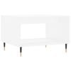 vidaXL Tavolino da Salotto Bianco 60x50x40 cm in Legno Multistrato