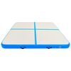 vidaXL Tappetino Ginnastica Gonfiabile con Pompa 200x200x20 cm PVC Blu