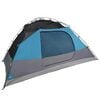 vidaXL Tenda da Campeggio a Cupola per 4 Persone Blu Impermeabile
