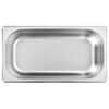 vidaXL Contenitori Gastronorm 8 pz GN 1/3 100 mm in Acciaio Inox