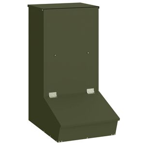 vidaXL Nutriente per Maiali Verde oliva 55 x 38 x 76 cm