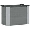 vidaXL Letto rialzato da giardino Grigio 50 x 30 x 36 cm