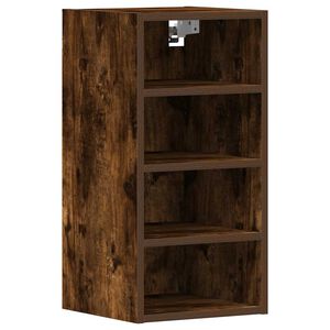 vidaXL Mobile Pensile &ldquo;Riga&rdquo; Rovere Fumo 30x29,5x60 cm