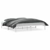 vidaXL Giroletto Metallo Bianco 193x203 cm