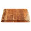 vidaXL Piano Tavolo 90x60x2,5 cm Rettangolare Legno Acacia Bordi Vivi