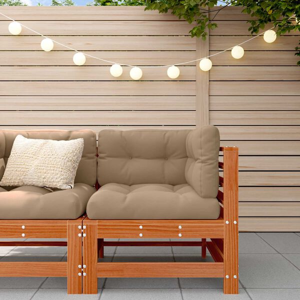 vidaXL Divano Angolare da Giardino Legno di pino massiccio