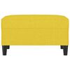 vidaXL Poggiapiedi Giallo Chiaro 70x55x41 cm in Tessuto