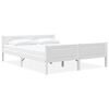 vidaXL Giroletto Bianco in Legno Massello di Pino 120x200 cm