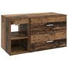 vidaXL Set di mobili per il bagno 2 pcs Legno antico