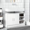 vidaXL Mobile Lavabo Bianco 90x29x55 cm in Truciolato