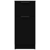 vidaXL Credenza Nera 30x30x70 cm in Legno Multistrato